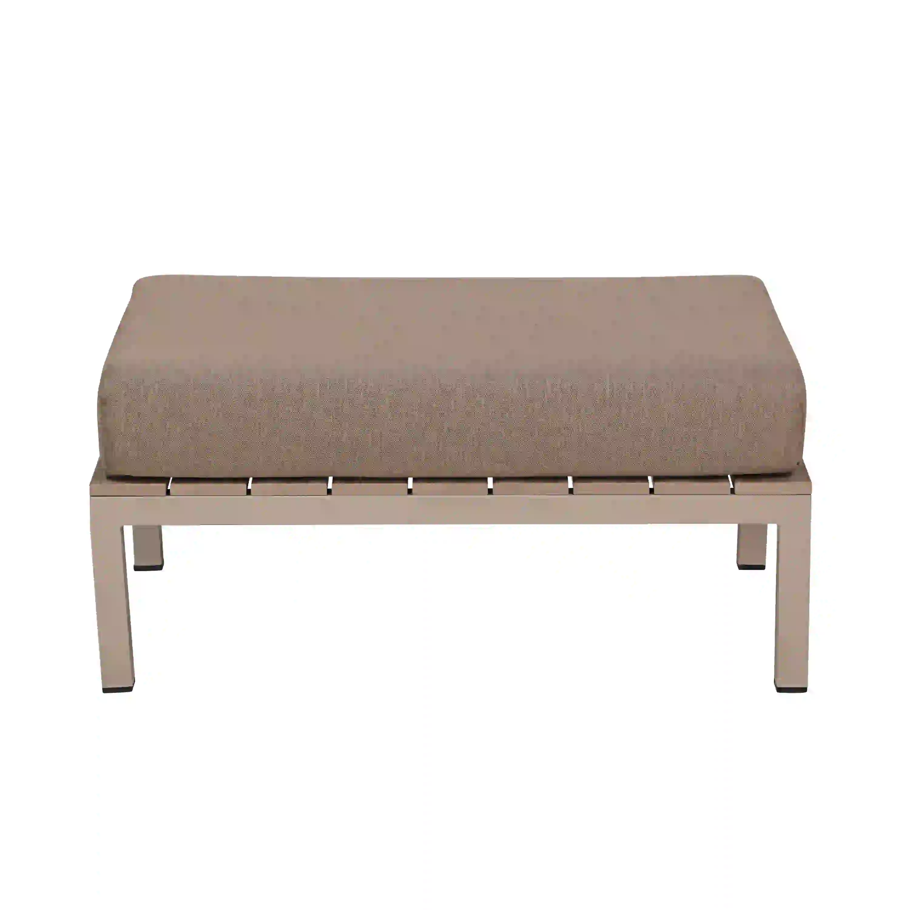 Deko Living Brown Outdoor Compression Foam Ottoman Table (COP30117TBL)