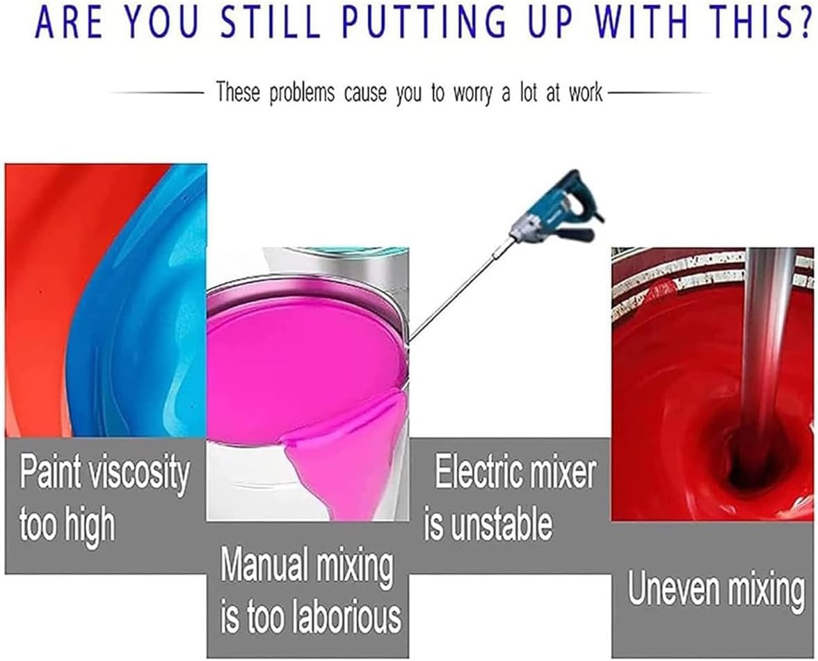 Power Mixers，5 Gallon / 20 Liter Automatic Pneumatic Paint Mixer - Perfect for Mixing Paint in Paint Factory - Easy to Use and Efficient Mixing Solution