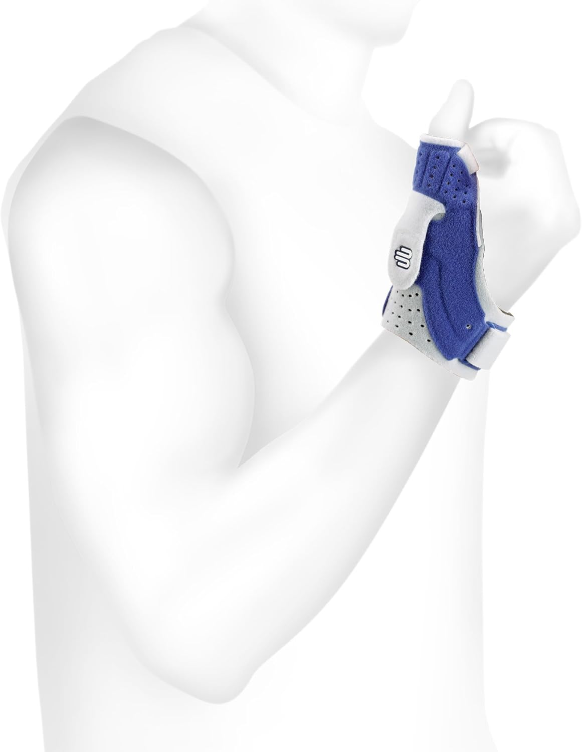 Bauerfeind - RhizoLoc - Thumb Stabilizer - Splint for Fast Relief from Painful Overuse, Restricts Thumb Joint Movement, Skier's Thumb Support, Adjustable & Comfortable