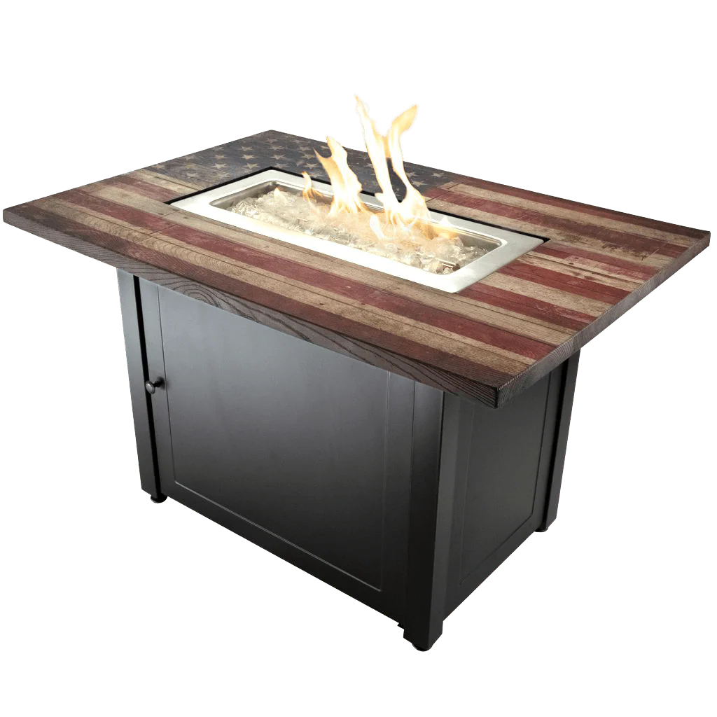 Endless Summer The Americana Rectangular LP Gas Outdoor Fire Pit