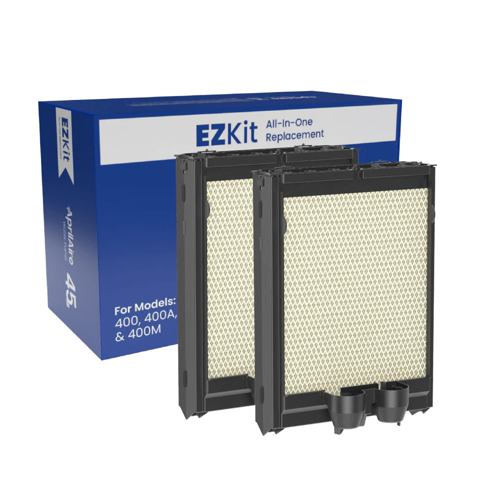 Aprilaire H445EZ1A Humidifier Filter/Water Panel Assembly Replacement Kit for Models: 400, 400A, 400M (2-pack)