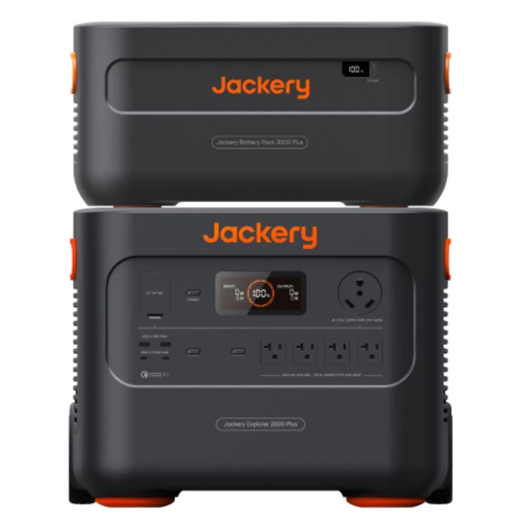 Jackery - Explorer 2000 Plus Portable Power Station with Battery Pack