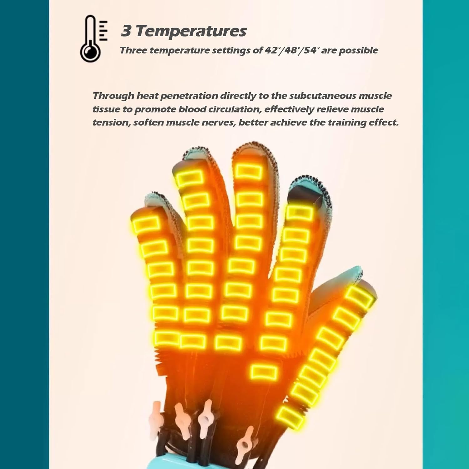 WOLWES Hand Rehabilitation Robot Gloves, Functional Hand Stroke Recovery Equipment For Hand Dysfunction Patients, Stroke Rehabilitation Gloves,Self Training Finger Rehabilitation Device(Left hand,L)