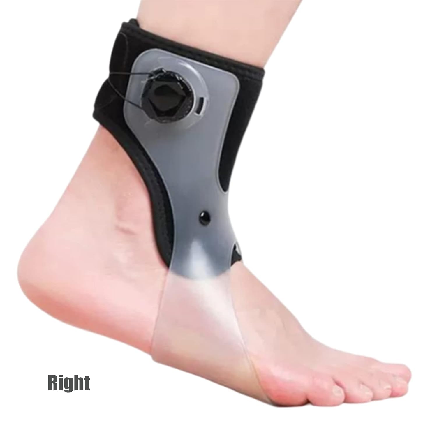 SFKLYU 1 Pair Lightweight Foot Drop Brace AFO Foot Drop Brace Ankle Foot Orthosis Support for Hemiplegia Stroke for Walking Better,L