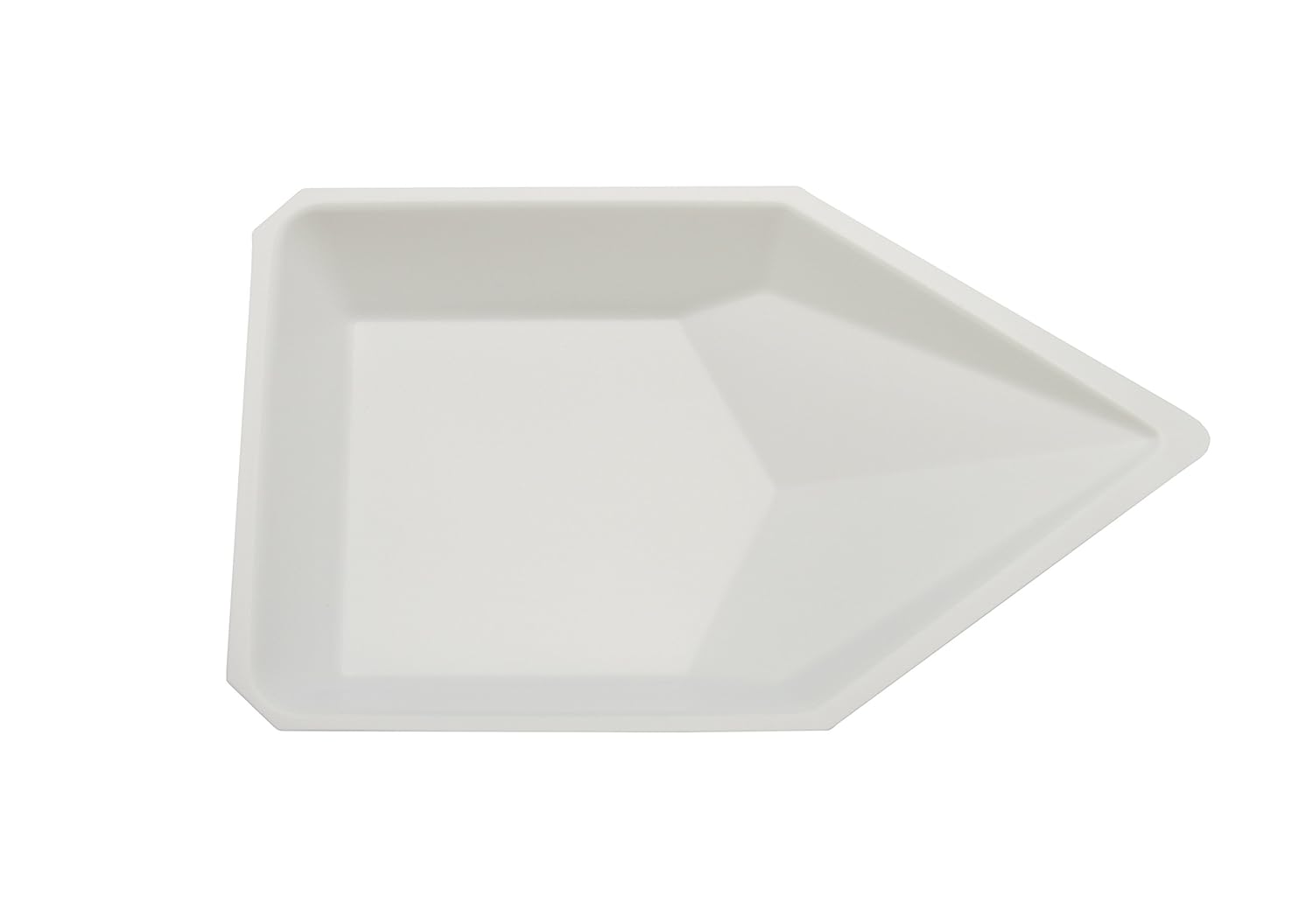 Heathrow Scientific Pour Boat Weighing Dishes, Ideal for Weighing and Mixing Liquid & Powder, Large-Sized (259 mL Capacity), Polystyrene, Disposable, White, Pack of 500