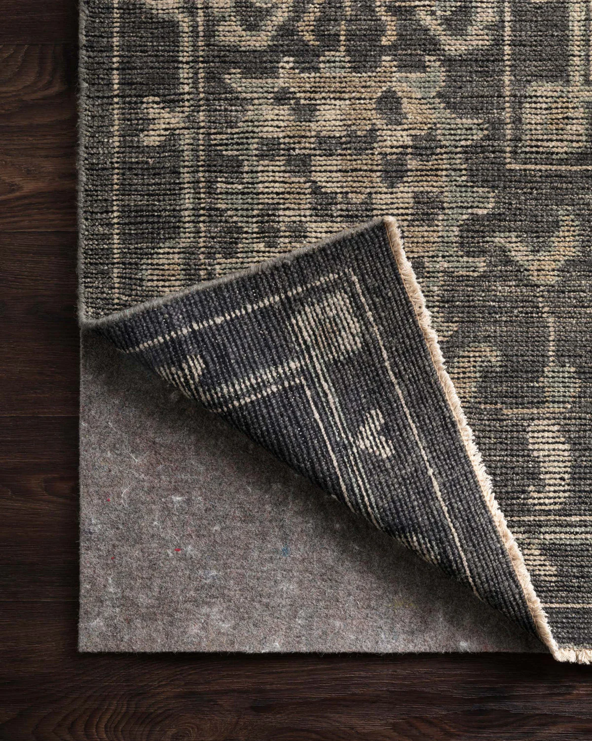 Loloi Dual Grip Felted Collection Rug in Grey 12' x 15' (FPAD1)