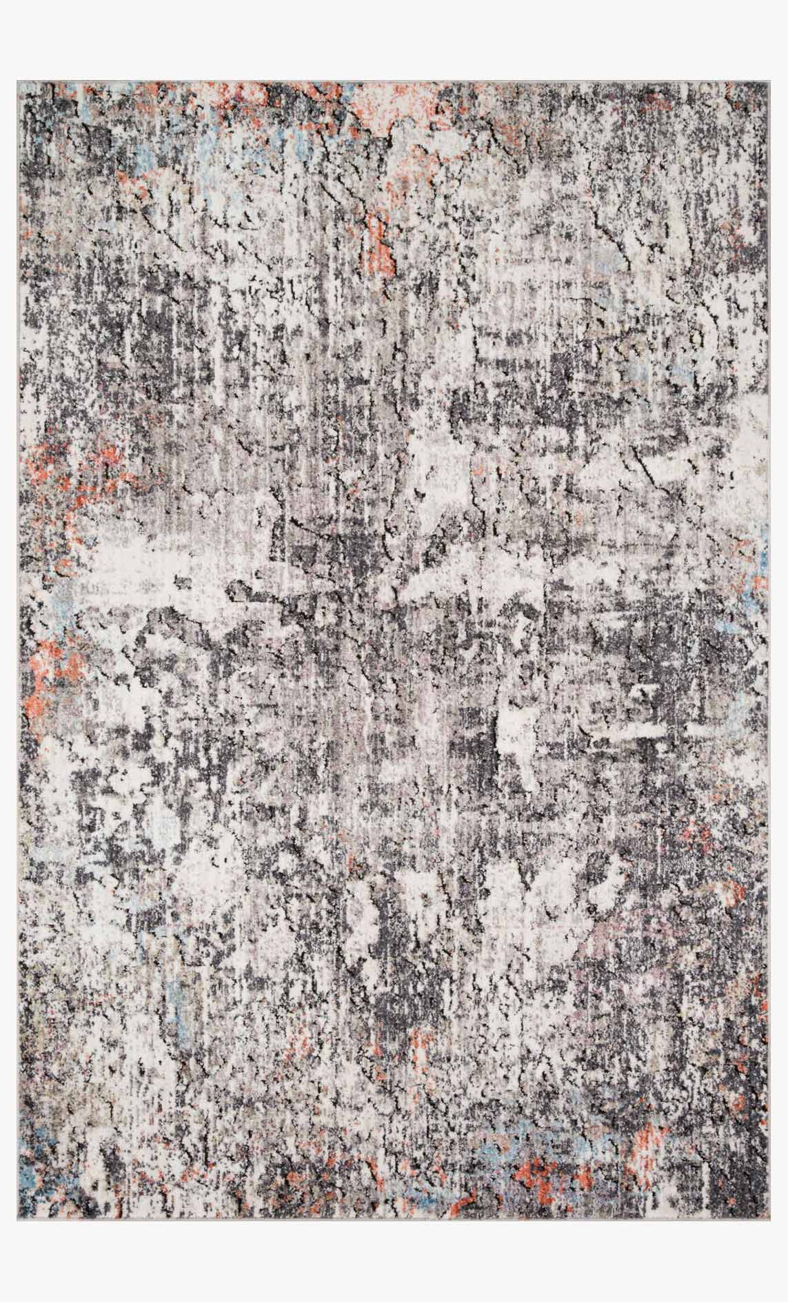 Loloi Medusa Collection - Contemporary Power Loomed Rug in Ivory & Granite (MED-01)