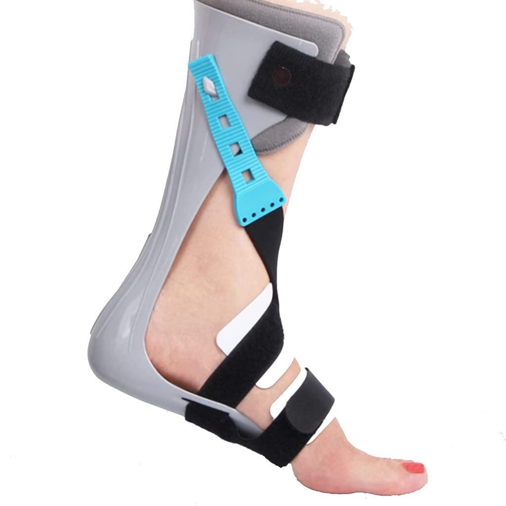 Anklefoot drop orthosis,Adjustable Foot Splint Brace, Upgraded Ankle Foot Orthosis Support Brace Drop Foot Support Splint for Improved Walking Gait, Achilles Tendonitis Left(XL)
