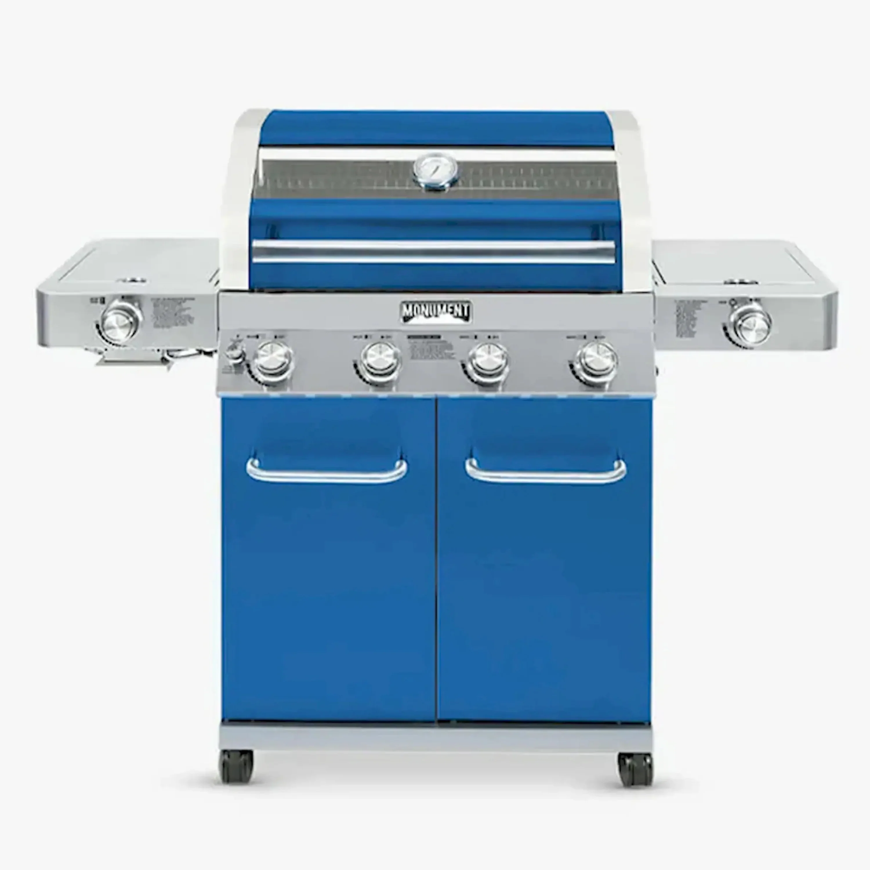 Monument Classic Infrared Propane Gas Grill in Blue with 4 Burners (35633B)