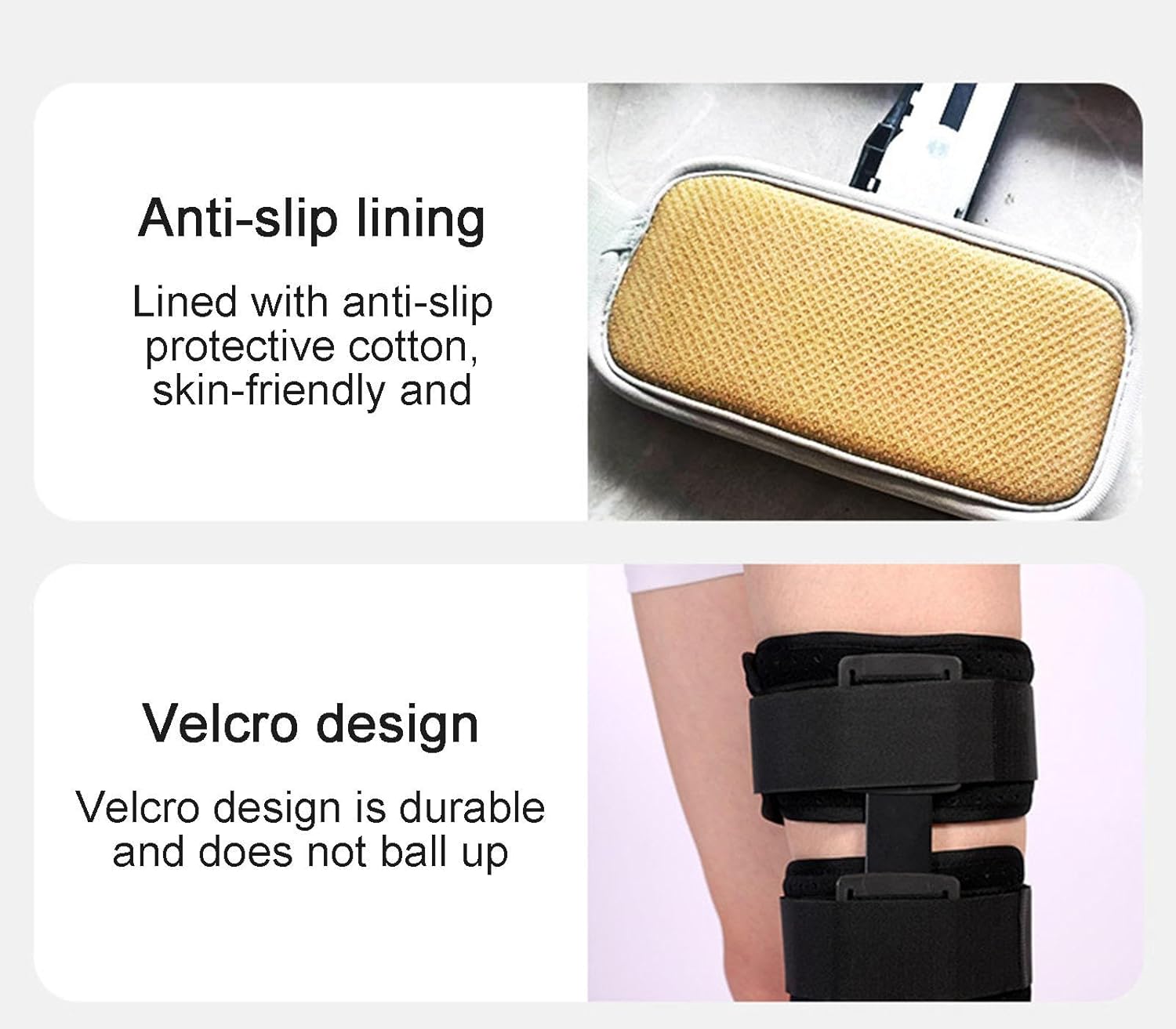 Adult Hinged Rom Knee Brace, Adjustable Orthopedic Support Stabilizer for Fix the Knee Joint, Support the Knee Joint, And Protect the Knee Joint, Left/Right Leg, Black