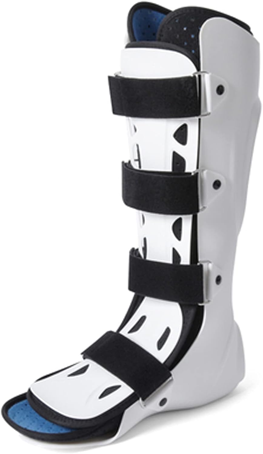 Fracture Orthosis Boot Ankle Brace Length Calf Guard Non-Slip Sole Comfortable and Breathable (Left-S