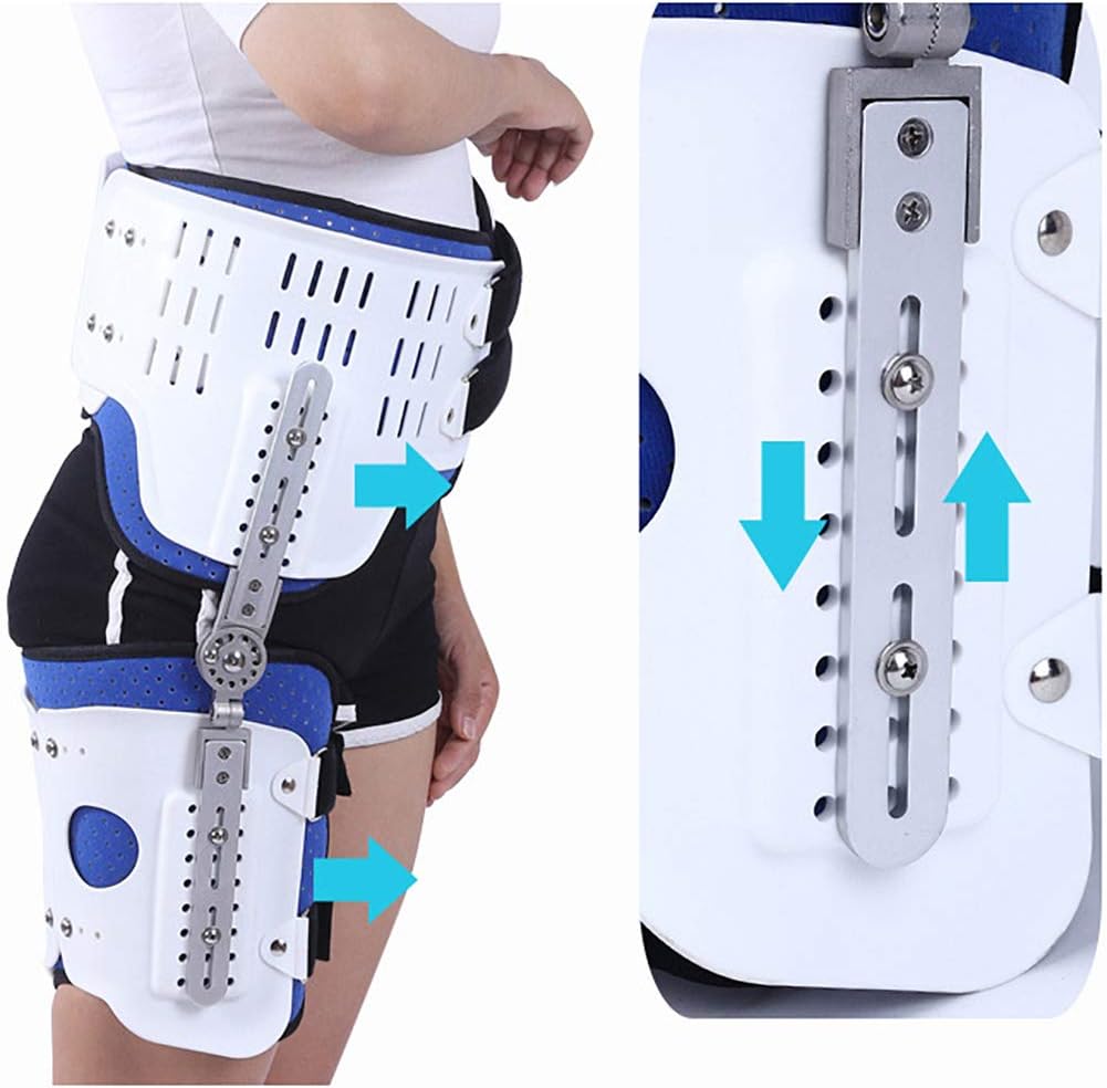 Hip Orthosis Brace Comfortable Adjustable Leg Fracture Orthotics, Lower Limbs Correct Joint Position Changing Fit for Men and Women
