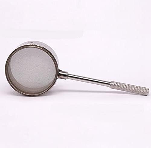 304 Stainless Steel Lab Test Sieve 55mm Dia 28mm H With Handle Multiple Mesh Sizes(300 Mesh)
