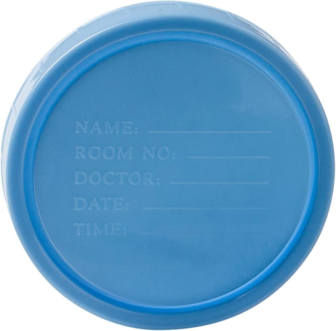 Vakly Specimen Cups with Leak Proof Screw on Lids - 4oz Clear Non-Sterile Urine Sample Jars - Containers for Safe Pee, Stool, Semen Sample Collection for Testing (500)