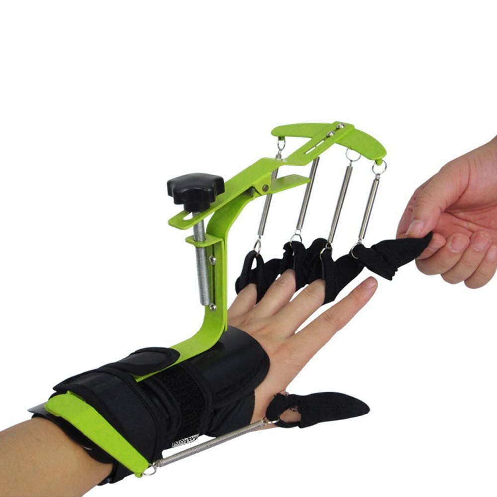 Hand Fingers Supports Exercisers Wrist Braces Splints Orthodontic for Left and Right Hand Rehabilitation Training Free for Women Men 1 Pack
