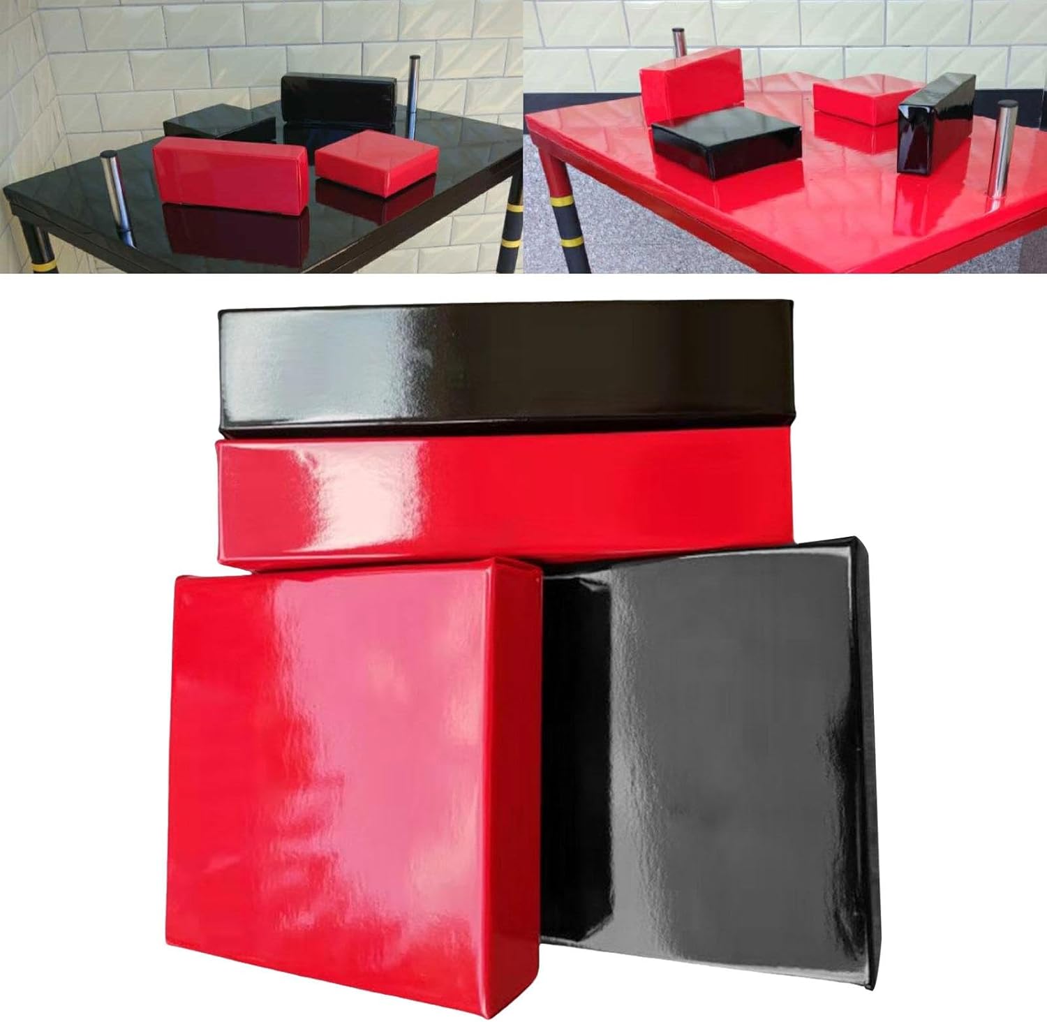 Arm Wrestling Battle Table Pads Elbow Protection PU Leather Portable Wrist Strength Support Cushion for Competitions Fitness