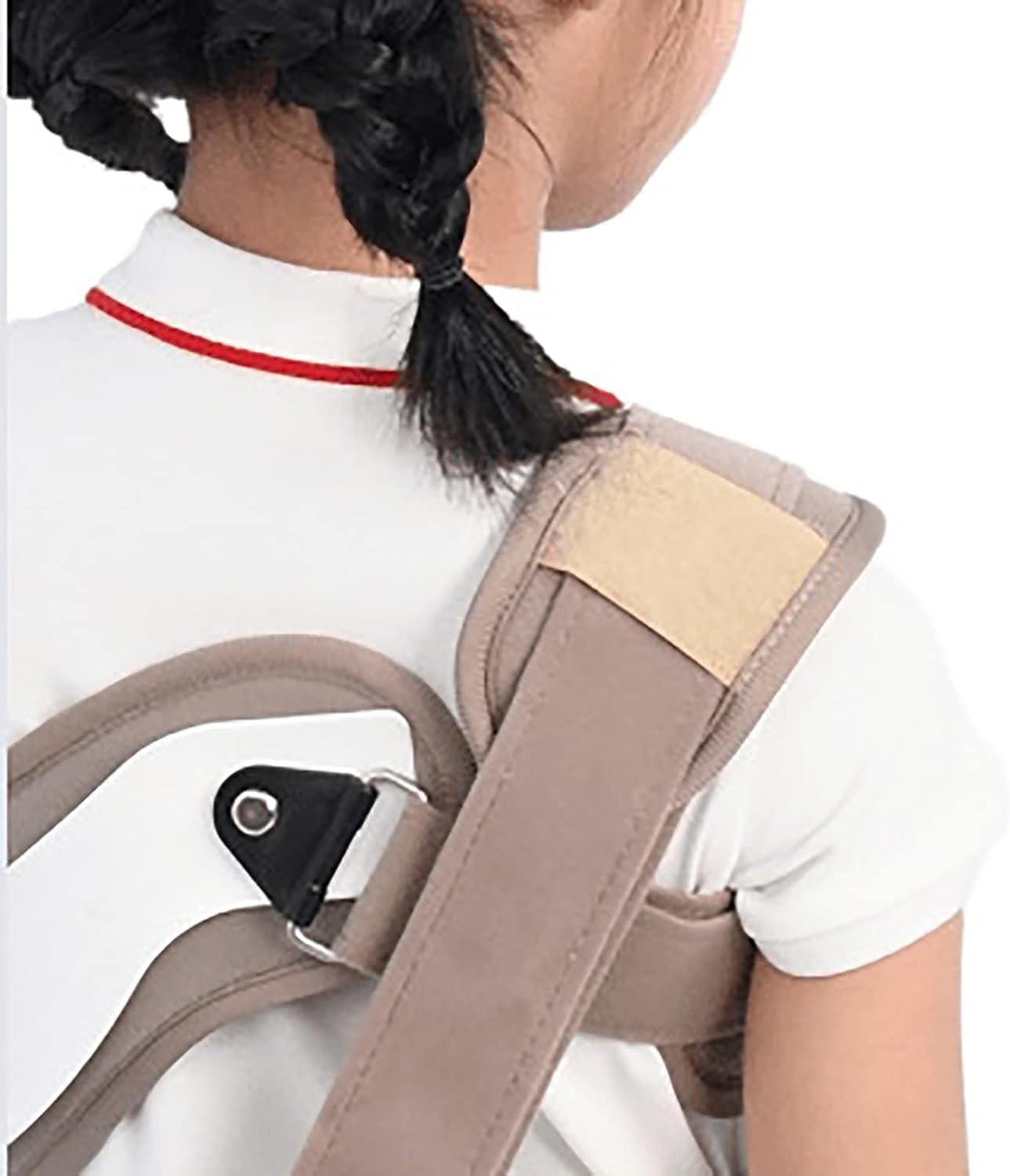 KEULEN Child Shoulder Abduction Fixed Brace, Adjustable Shoulder Supports Immobilizer, Adjustable Arm Length/Abduction Angle, Flannelette Fabric, for Fracture Dislocation Injury Support Fixation
