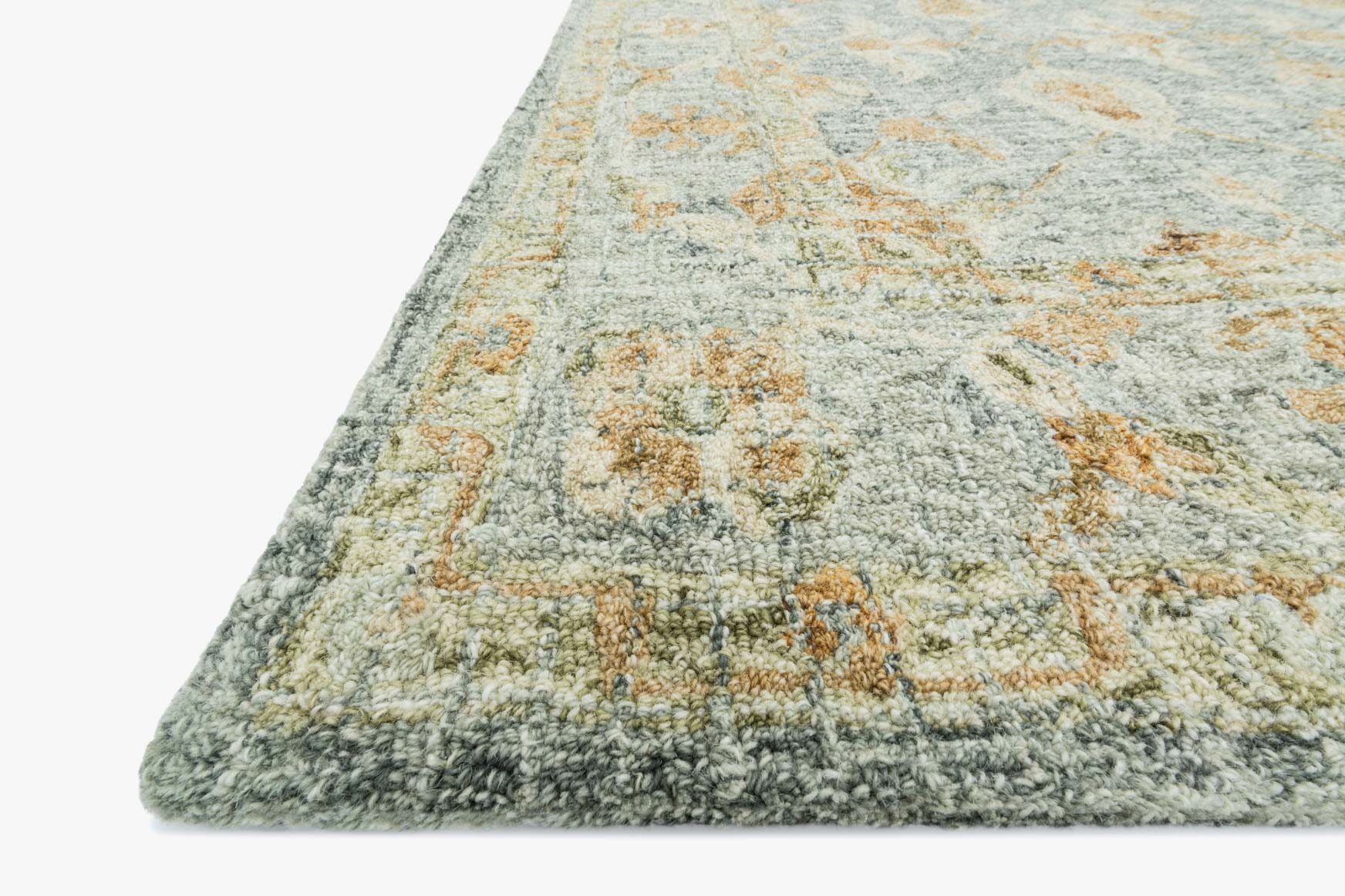 Loloi Julian Collection - Transitional Hooked Rug in Spa & Spa (JI-01)
