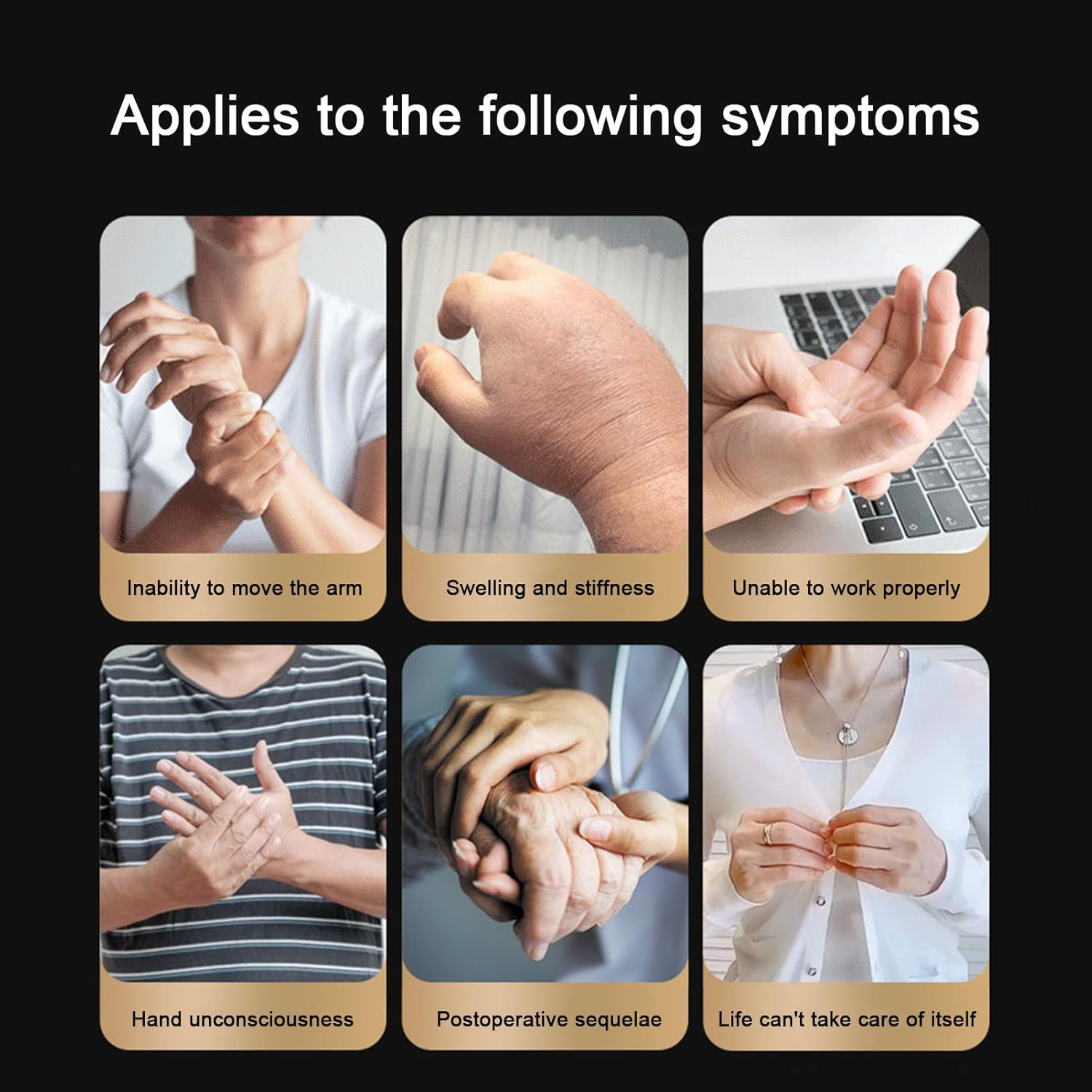 Stroke Hemiplegia Rehabilitation Robot Gloves, Finger Pain Relief, Patients with Hand Dysfunction Rehabilitation Training, Finger Orthosis,M-Right Hand