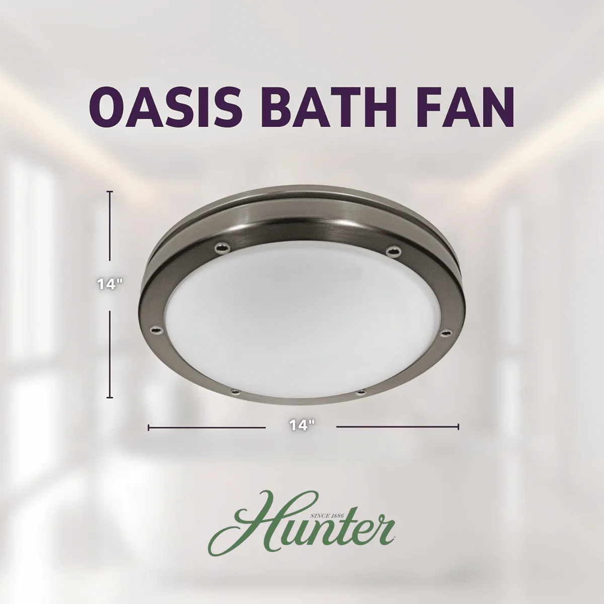 Hunter Oasis 80 CFM Bathroom Fan