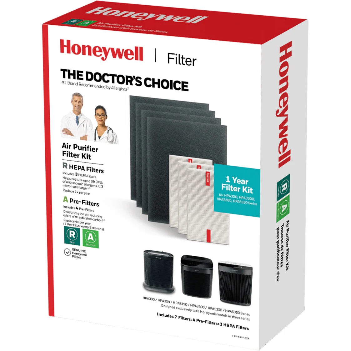 Honeywell HEPA + Carbon Filter Kit for HPA300/5300/8350 Series