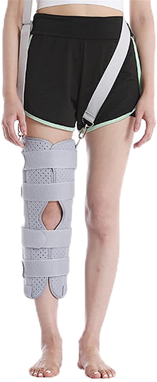 HUANGJUN Leg Immobilizer Knee Brace Support Knee Fixed Splint Leg Fracture Splint Knee & Leg Brace Posture Corrector Fractures