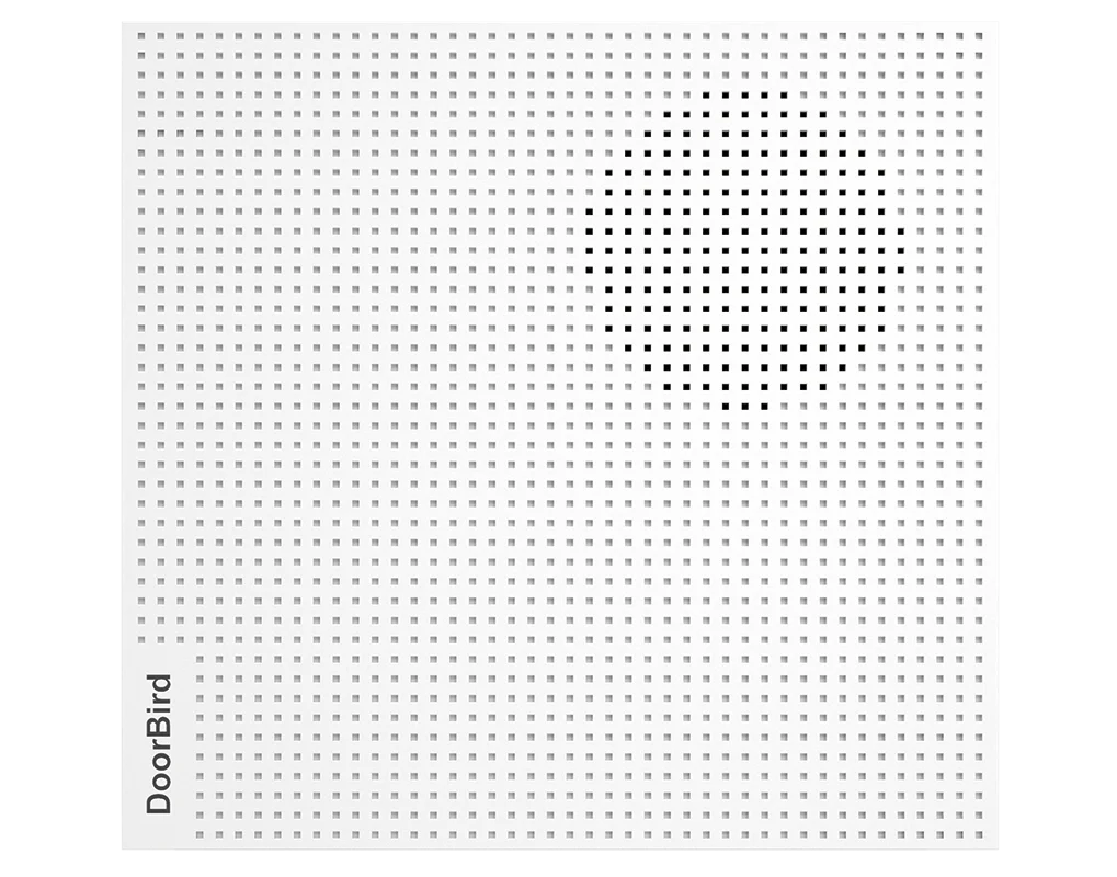 DoorBird IP Door Chime A1061W in Polycarbonate, White