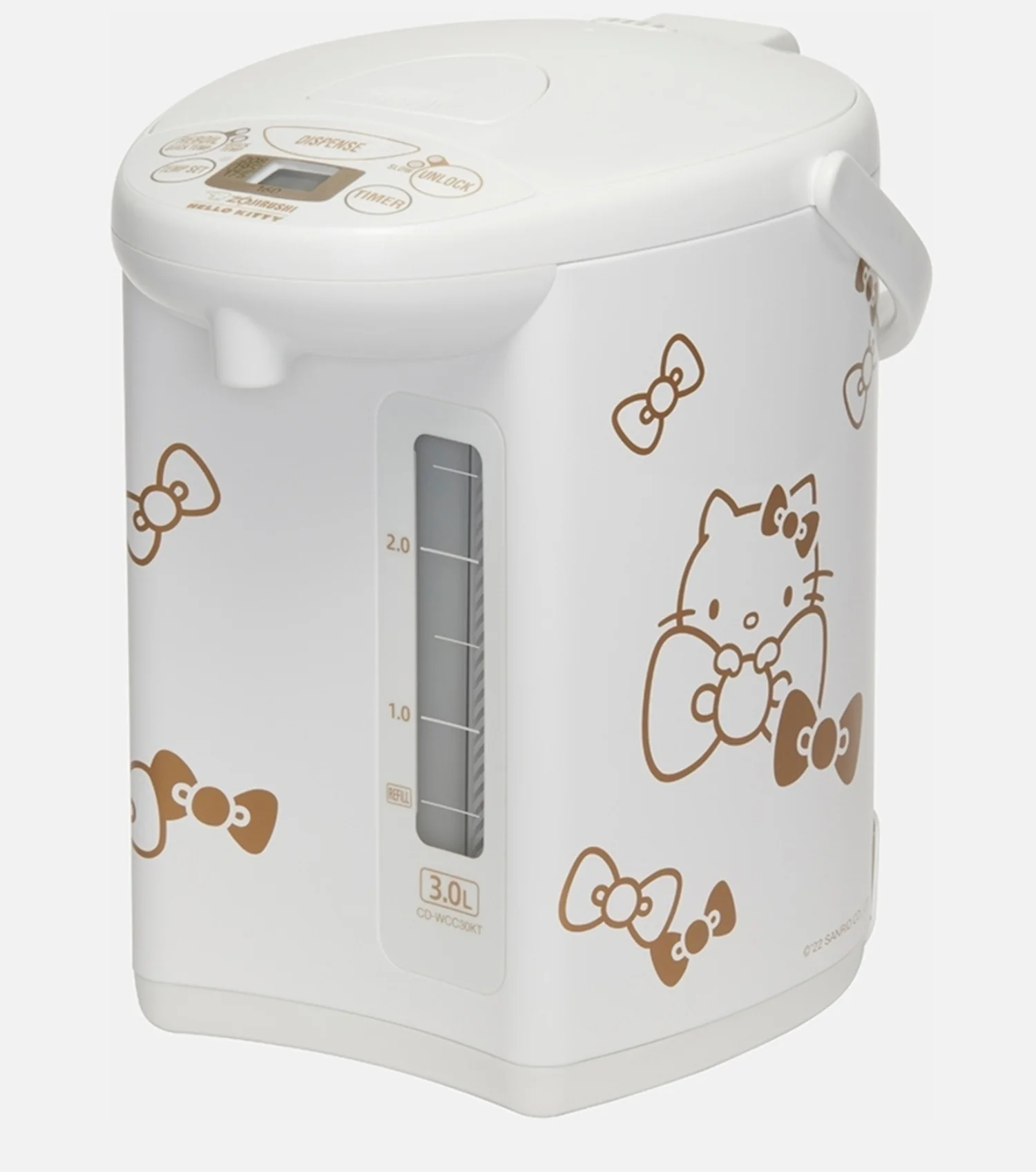 Zojirushi CD-WCC30KTWA Micom Water Boiler & Warmer, Hello Kitty Collection,White