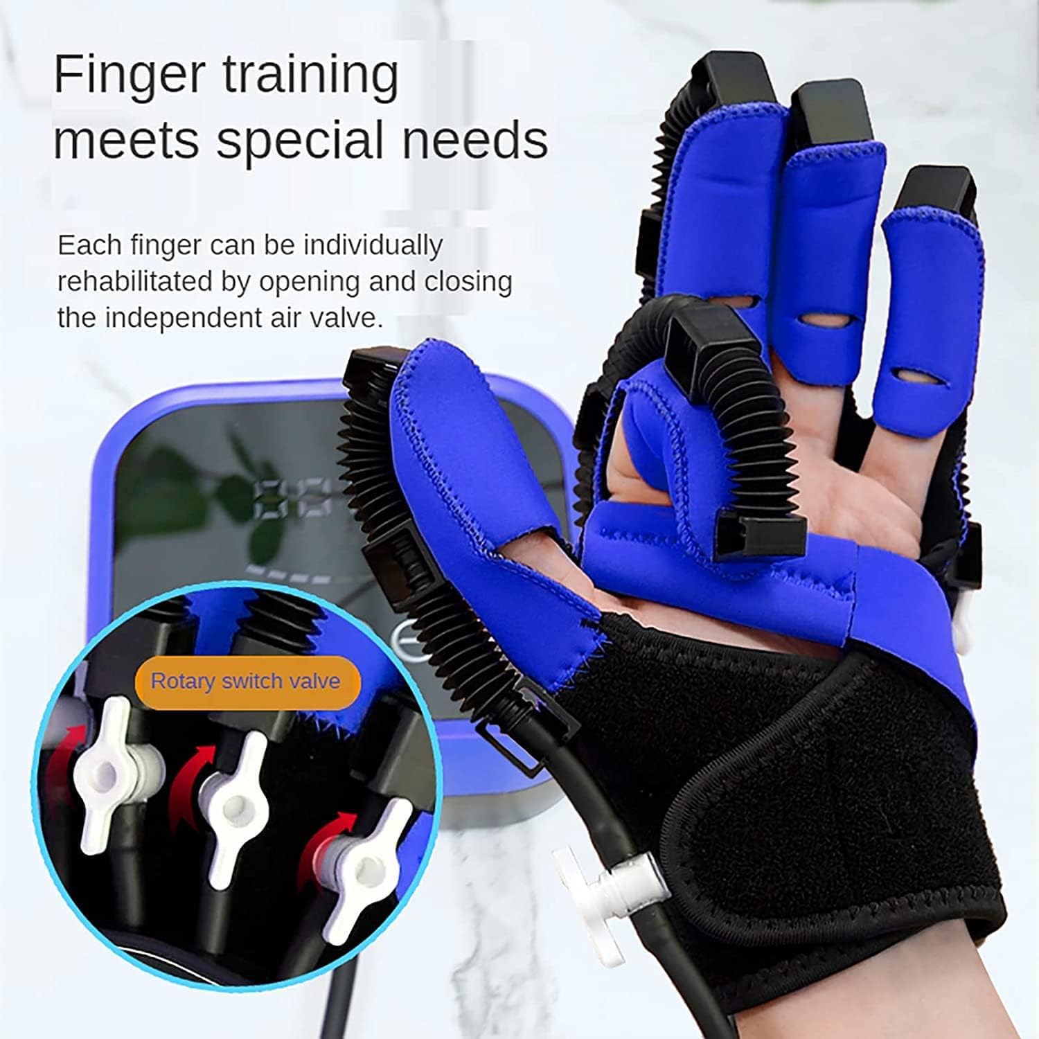 Powerful Hand Rehabilitation Robot Gloves,Hemiplegia Stroke Arthritis Rehabilitation Gloves,Finger Orthotic Training,Hand Physical Therapy Equipment