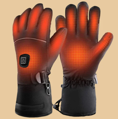 Heated Gloves With Adjustable Heat Settings and USB Charging - 2 Pairs