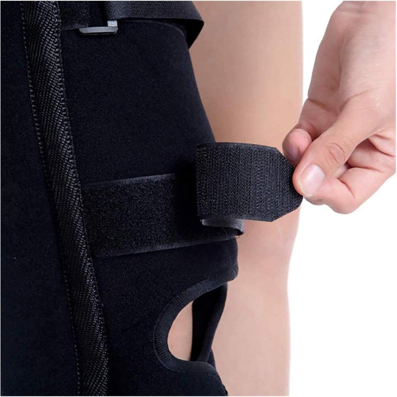Adjustable Knee Ankle Brace, Leg Immobilizer, Knee Foot Drop Brace - Joint Pain, Tendon, Ligament Protective Equipment Soft Breathable and Good Elastic
