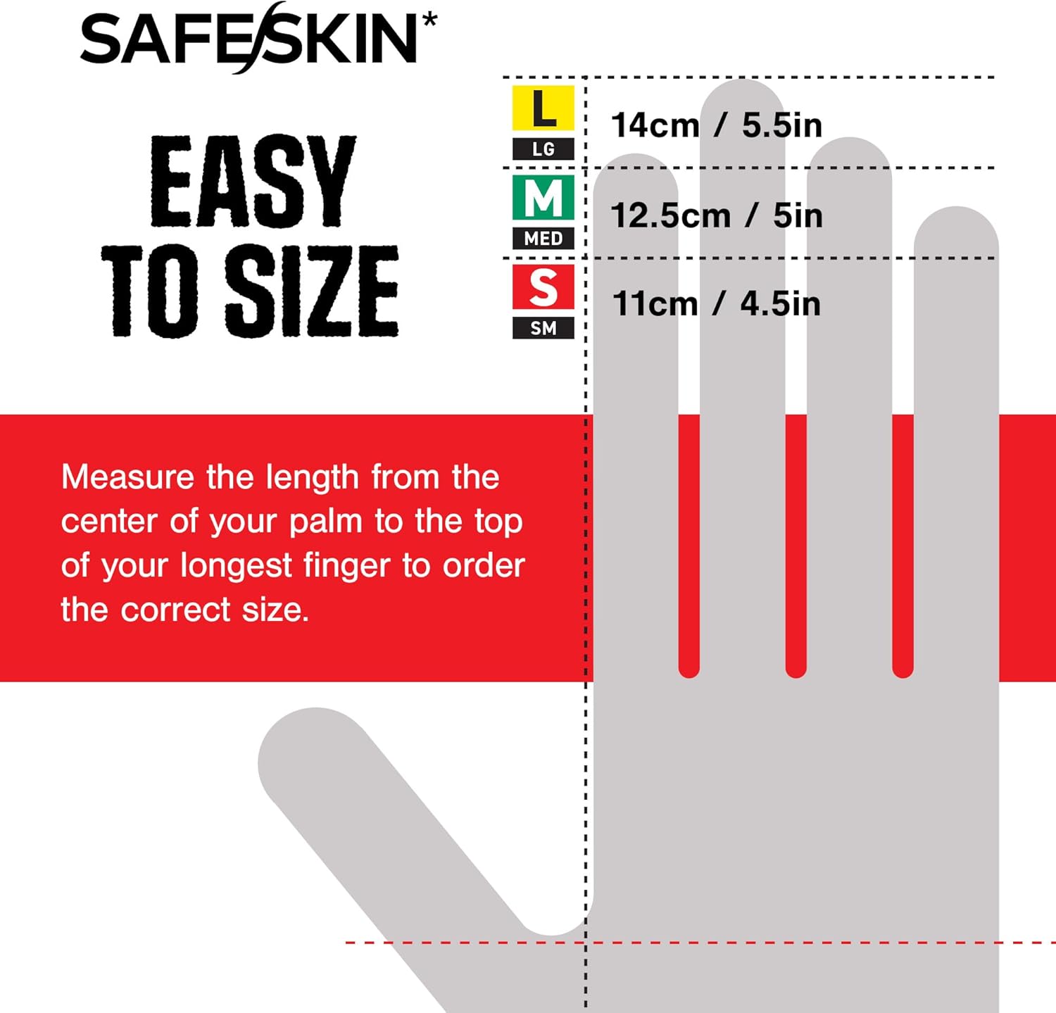 SAFESKIN Nitrile Exam Gloves Disposable - 3.5 Mil, Gray, Powder Free Gloves for Medical, Dental, Cleaning, Cooking