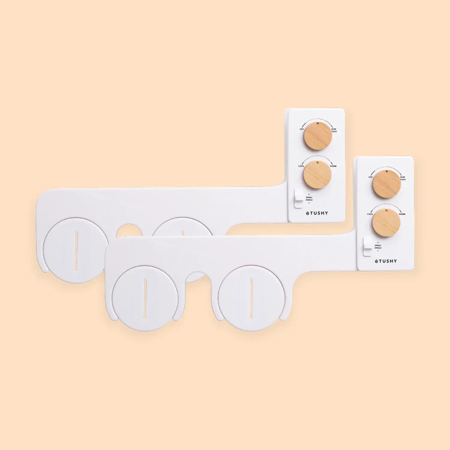 TUSHY Spa 3.0 Premium Bidet Attachment, Dual Temp Cold & Warm Water, Self Cleaning, Adjustable Pressure Nozzle & Angle Control