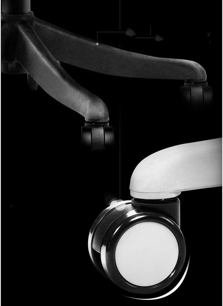 Office Chair, Computer Chair High-Strength Engineering Polymer Spineergonomic Office Chair High Comfortable Lumbar Support Large-Size Seat Cushion Linkage Armrest Double Pl,Black