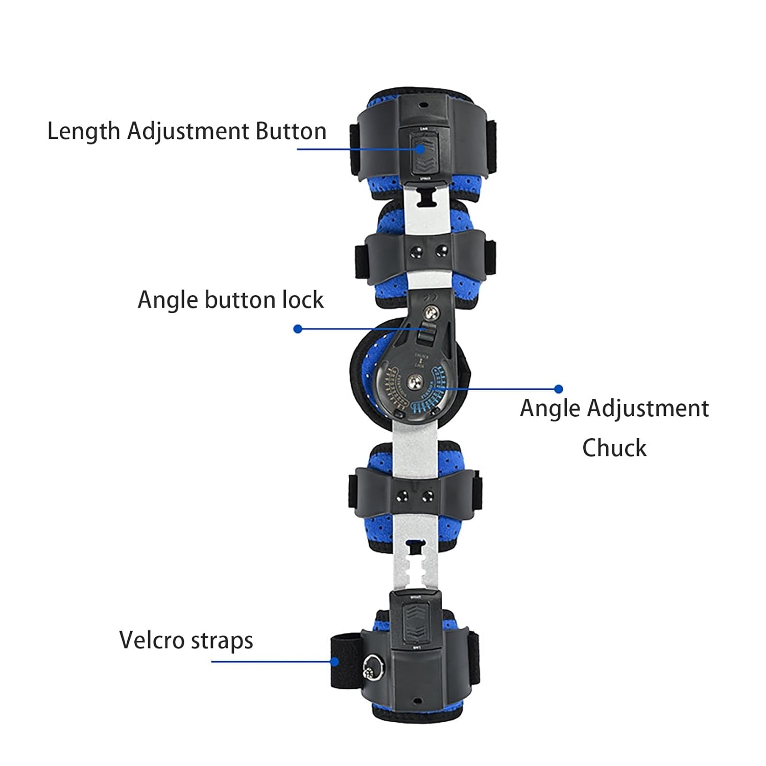 Postoperative Elbow Sleeve Stabilizer with Adjustable Rom Hand Splint To Support Recovery from Postoperative Arm Injury Hinged Elbow Sleeve