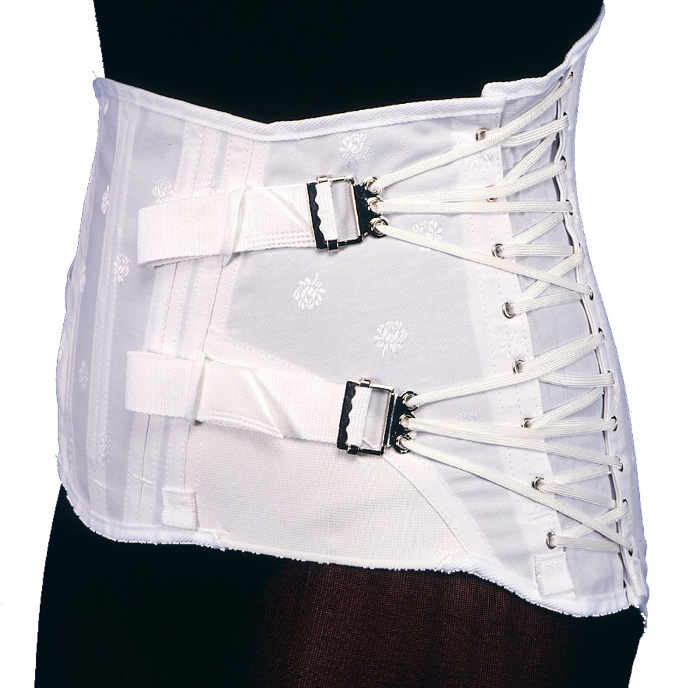 Truform-OTC Lumbosacral Support, Spinal Disk Back Brace for Men and Women, Regular, 42 Inch Hip