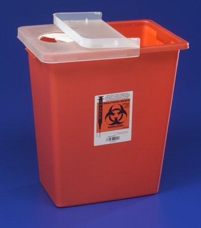 Covidien Multi-purpose Sharps Container - 8930SAEA - 30 Gallon Perfusion Waste Container w/Sealing Gasket Lid, 1 Each / Each