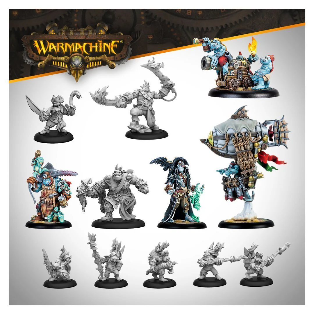 Warmachine: Southern Kriels Brineblood Marauders Auxiliary Expansion