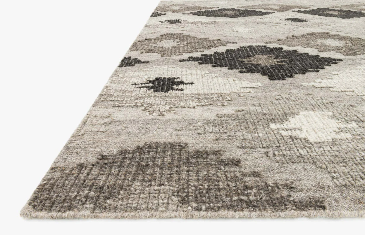 Loloi Akina Collection - Transitional Hand Woven Rug in Grey & Charcoal (AK-02)