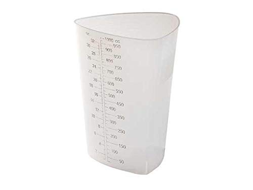 Medegen Medical H971-01 Polypropylene Triangular Graduate Measuring Container, Non-Sterilizable, Opaque, 32 oz. Capacity, Pack of 200