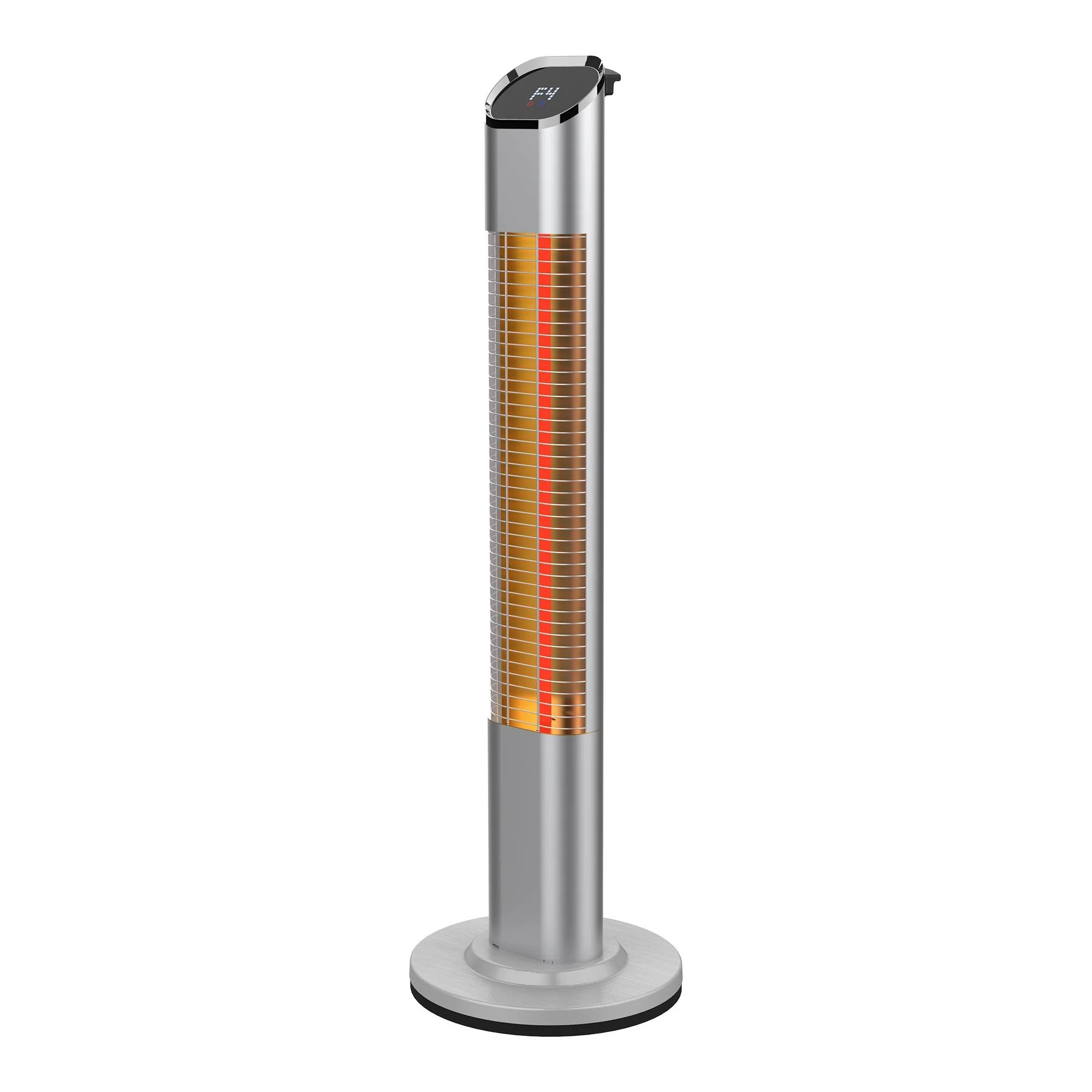 Parrot Uncle 1500-Watt Electric Patio Heater Infrared Outdoor/Indoor Use with Remote Control, 24 Hour Timer