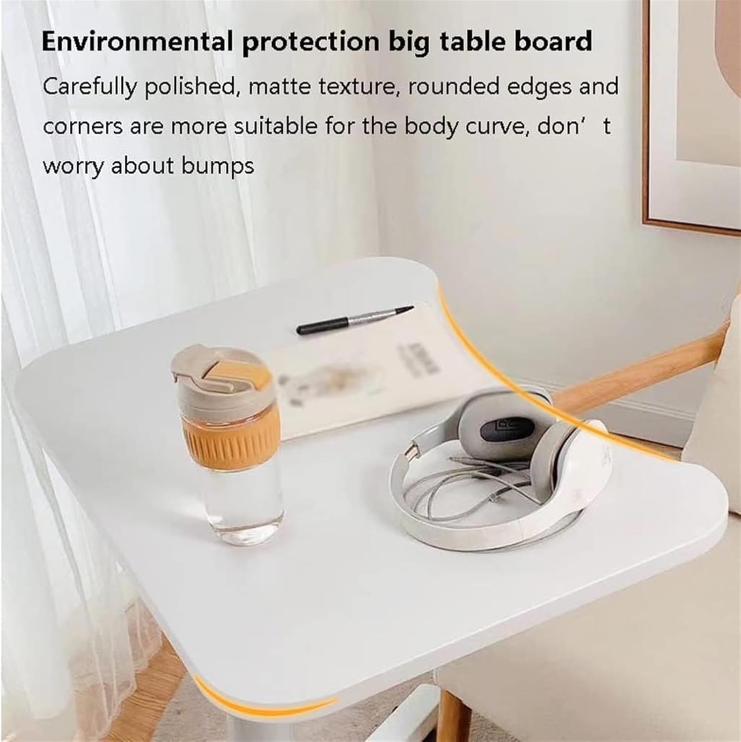 Over-Bed Tables Overbed Table with Wheels Height Adjustable Tilt Over Bed Table for Hospital and Home Use Flat Rolling Bed Side Tray Table Portable (A 27.2 * 20.3in)