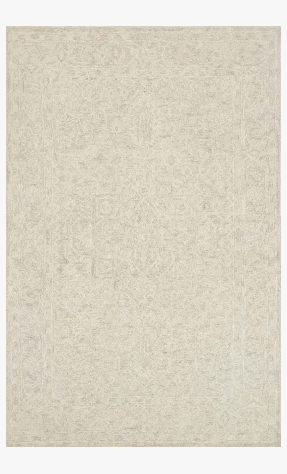 Loloi Lyle Collection - Transitional Hooked Rug in Bone (LK-03)