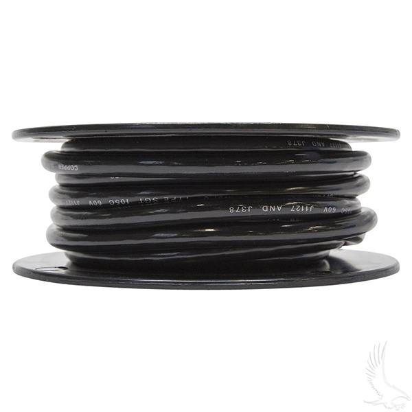 Battery Cable, 6 Gauge, 25 Foot