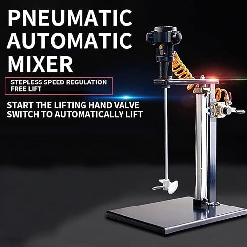 Power Mixers，5 Gallon / 20 Liter Automatic Pneumatic Paint Mixer - Perfect for Mixing Paint in Paint Factory - Easy to Use and Efficient Mixing Solution
