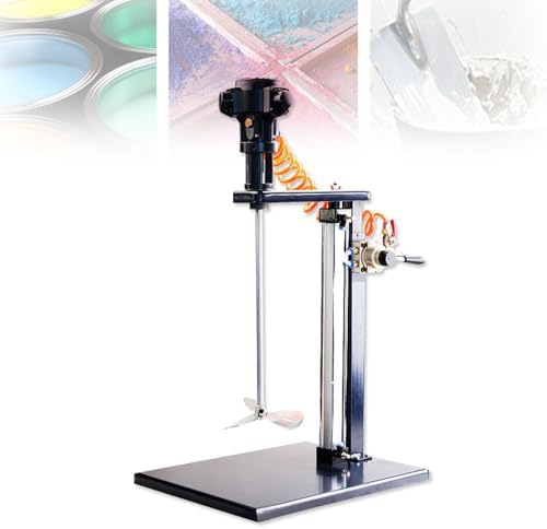 Pneumatic Paint Mixer, 3000Rpm Automatic Lifting with Stainless Steel Blade for Decoration, Industry, Factory Use,
