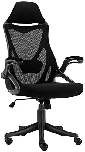 High-Back Leather Executive Swivel Adjustable Swivel Office Desk Chair with Armrests Lumbar Support Desk Ergonomic Chair Chair High Back Desk Chairs for Home Office Ergonomic Design (Black )