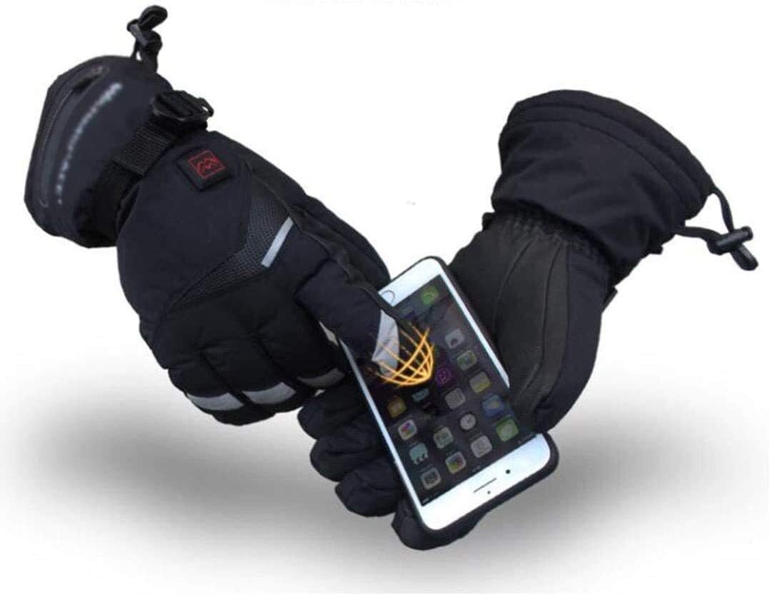 Rechargeable Electric Gloves, Charging Heating Gloves, Winter Warm Electric Gloves, Outdoor USB Gloves, Safe and Constant Temperature, Waterproof and Warm, can be Used for