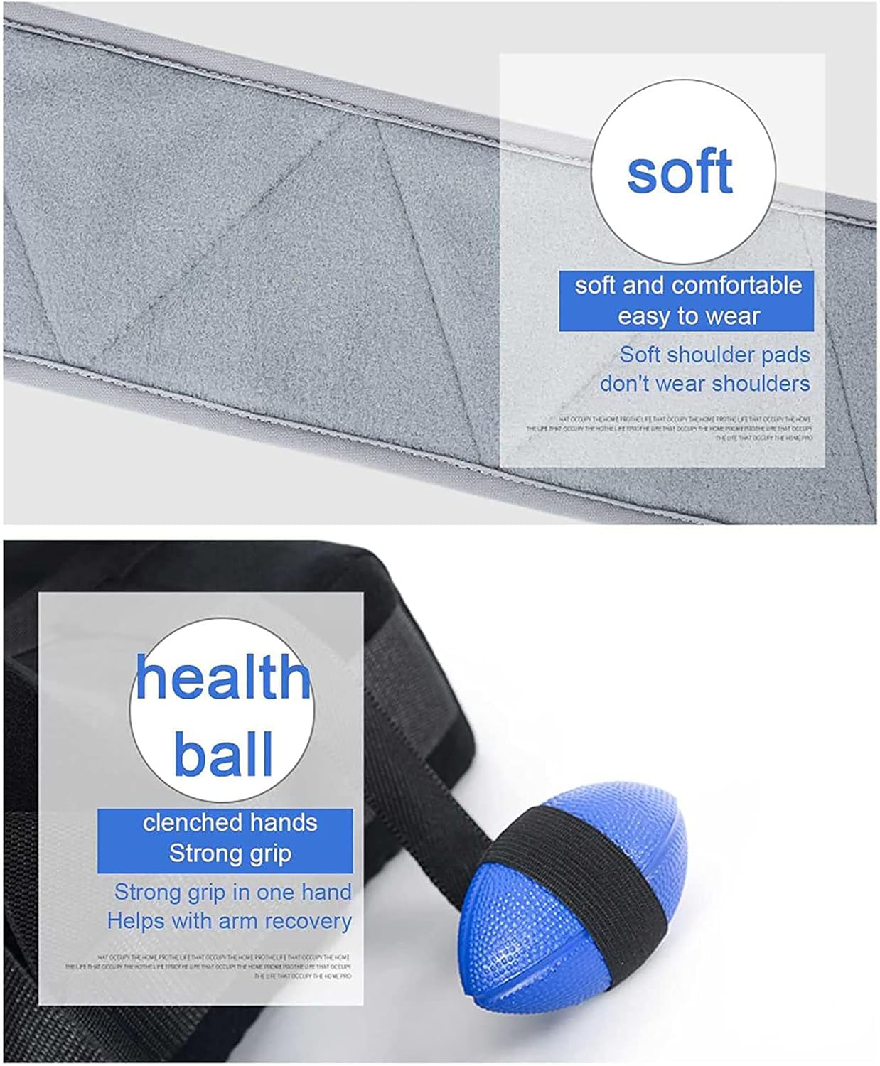 HAILM Shoulder Immobilizer, Arm Abduction Fixation Brace, Shoulder Abduction Pillow, for Shoulder Fracture, Proximal Humerus Fracture Fixation,R