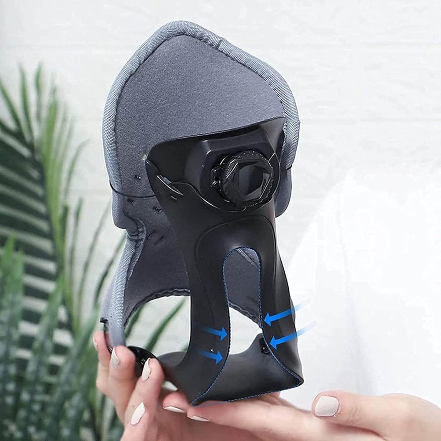 Plantar Fasciitis Relief Night Splint Adjustable Foot Brace Wrap Fits Left Right Foot for Effective Relief from Plantar Fasciitis, Tendon Stretch, Achilles, Heel Spur Relief,Left-40-44